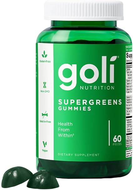 GOLI NUTRTION 60 GUMMIES DIETARY SUPPLEMENT