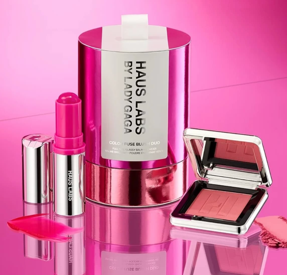 HAUS LABS BY LADY GAGA - COLOR FUSE INNOVATION GLASSY BALM + POWDER BLUSH DUO (LIMITED EDITION)