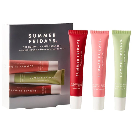SUMMER FRIDAYS - THE HOLIDAY LIP BUTTER BALM BUTTERMELT SET