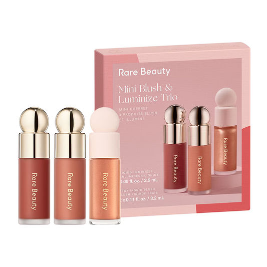 RARE BEAUTY - MINI BLUSH & LUMINIZE TRIO
