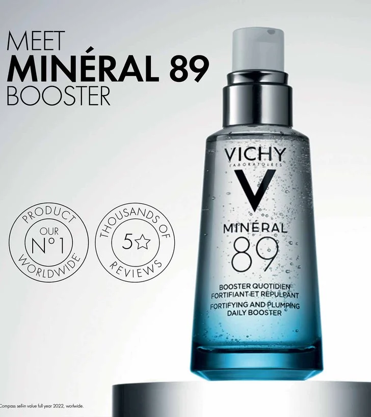 VICHY - MINERAL 89 FORTIFYING AND PLUMPING DAILY BOOSTER