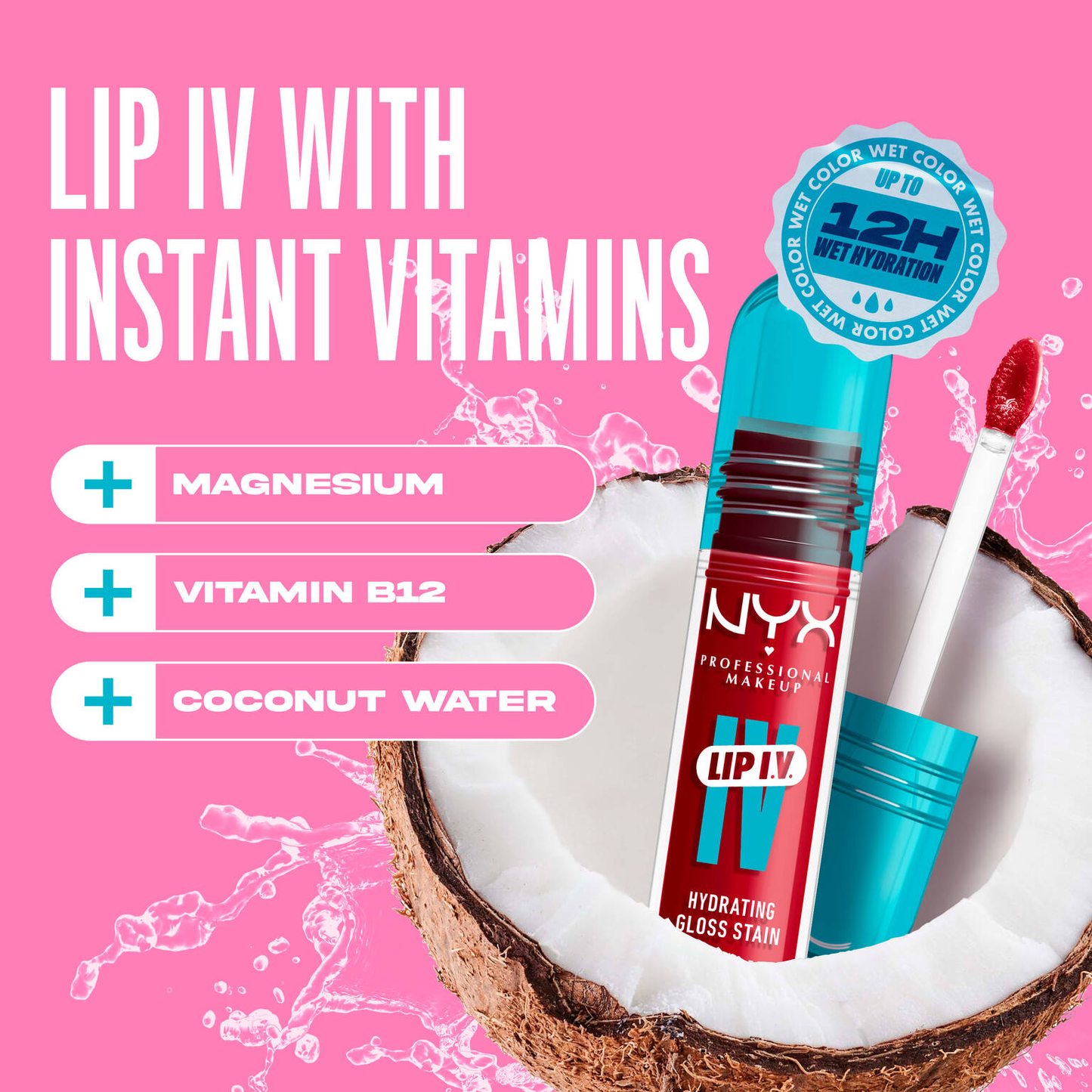 NYX - LIP I.V. HYDRATING LIP GLOSS STAIN