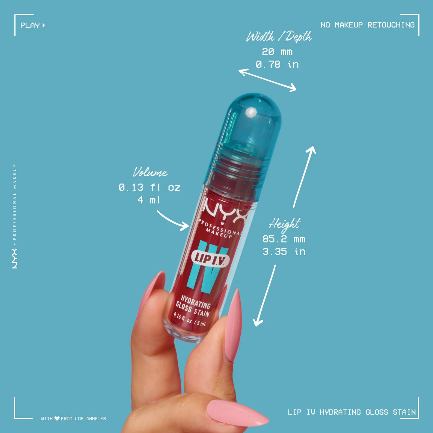NYX - LIP I.V. HYDRATING LIP GLOSS STAIN