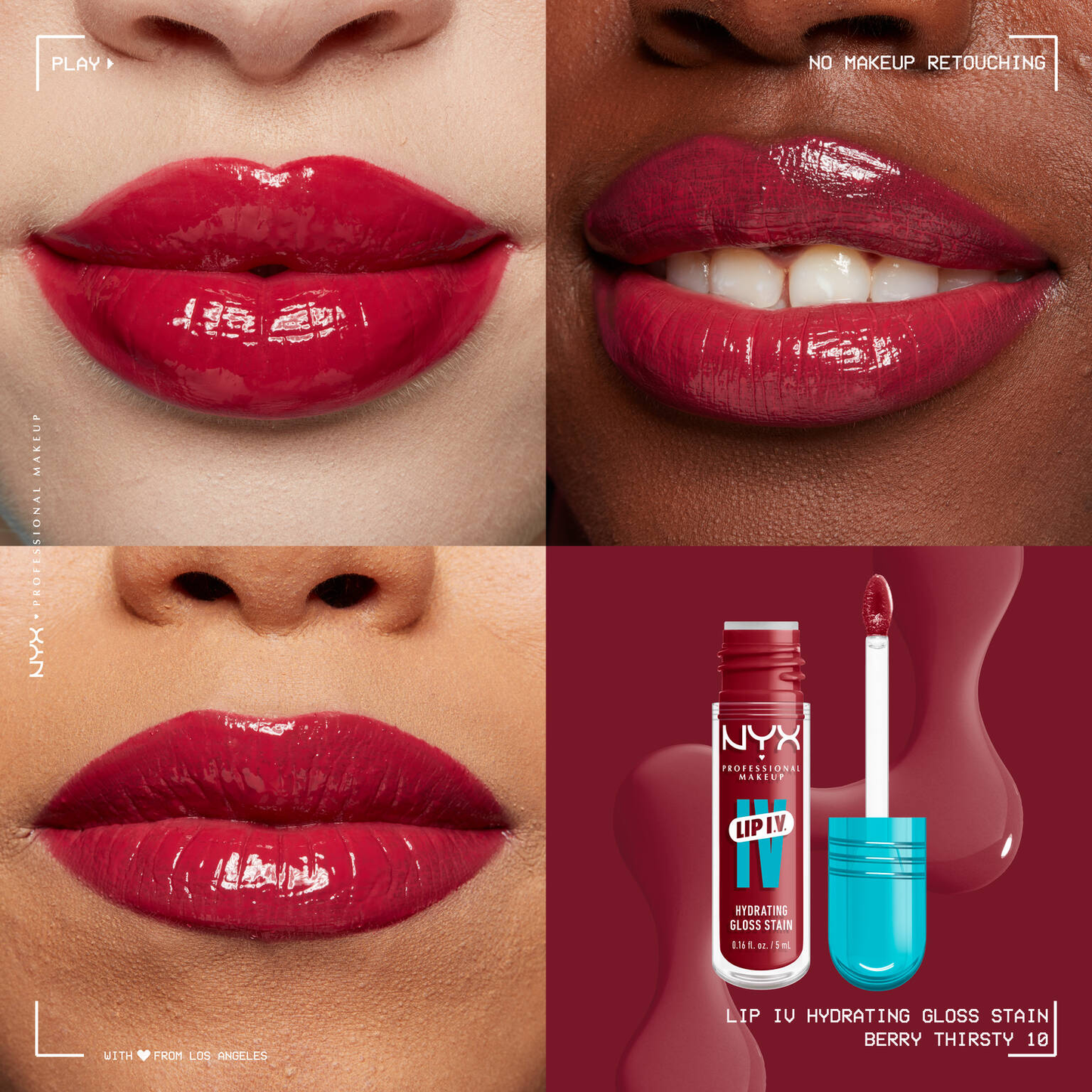 NYX - LIP I.V. HYDRATING LIP GLOSS STAIN