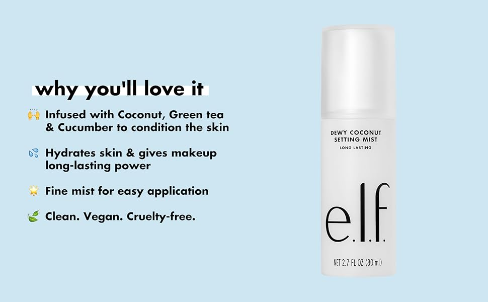 ELF - DEWY COCONUT SETTING MIST