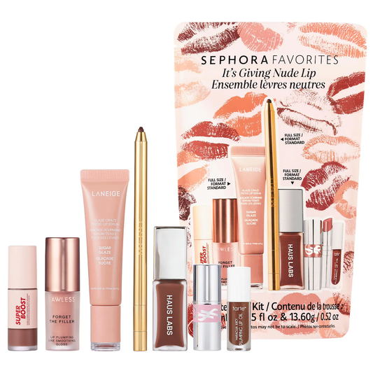 SEPHORA - SEPHORA FAVORITES IT´S GIVING NUDE LIP MAKEUP VALUE SET