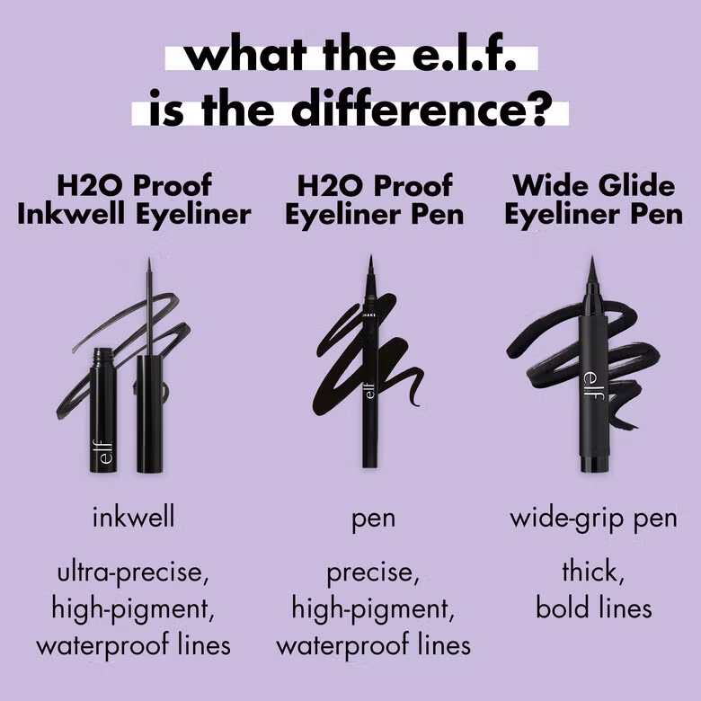 ELF - WIDE GLIDE EYELINER PEN