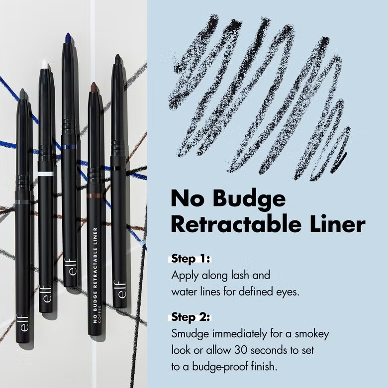 ELF - NO BUDGE RETRACTABLE EYELINER