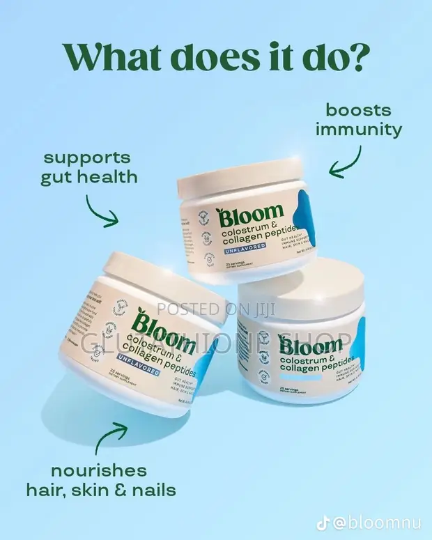 BLOOM - COLOSTRUM & COLLAGEN PEPTIDES 25 SERVINGS