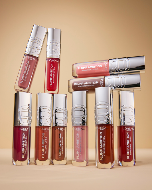 LOREAL - PLUMP AMBITION LIP OIL 24HR CARE WITH HYALURONIC ACID