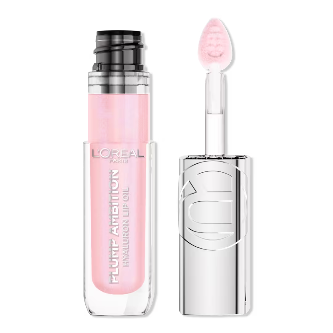LOREAL - PLUMP AMBITION LIP OIL 24HR CARE WITH HYALURONIC ACID