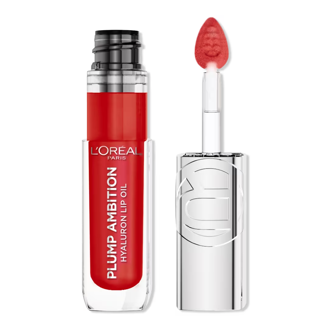 LOREAL - PLUMP AMBITION LIP OIL 24HR CARE WITH HYALURONIC ACID