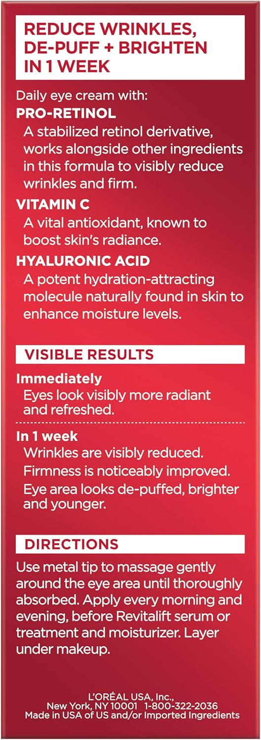 LOREAL - REVITALIFT TRIPLE POWER EYE TREATMENT (CREMA CONTRNO DE OJOS)