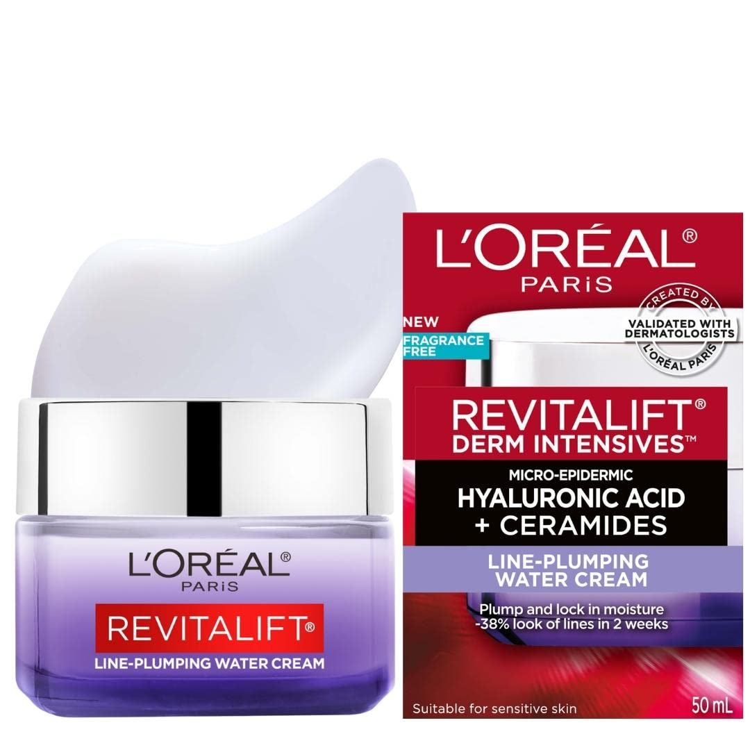 LOREAL - REVITALIFT DERM INTENSIVES MICRO HYALURONIC ACID + CERAMIDES WATER CREAM