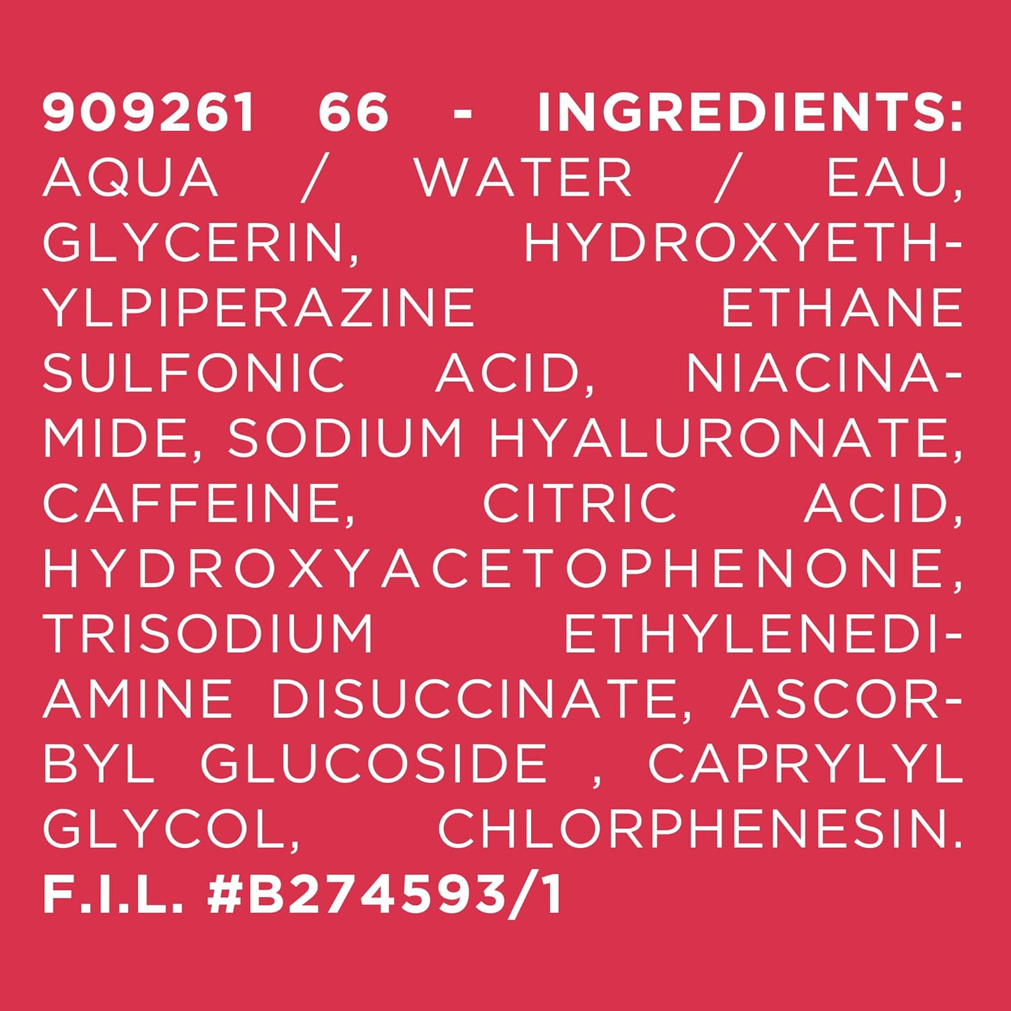 LOREAL - REVITALIFT 2.5% HYALURONIC + CAFFEINE EYE SERUM