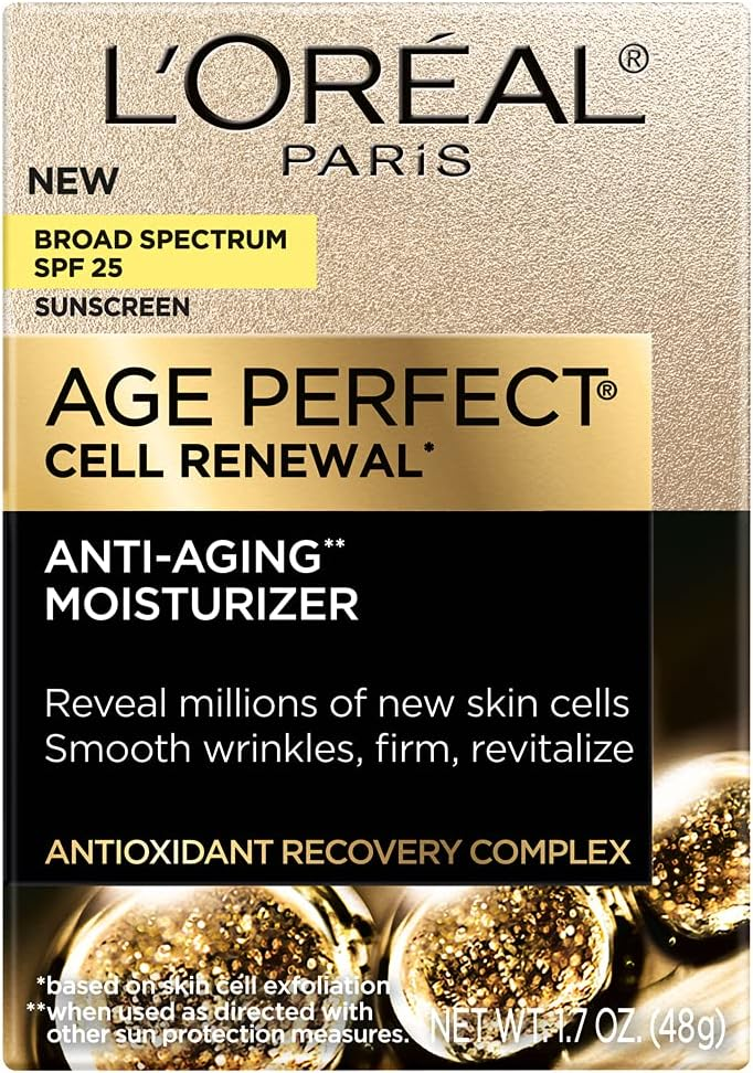LOREAL - AGE PERFECT CELL RENEWAL ANTI AGING MOISTURIZER SPF25 SUNSCREEN