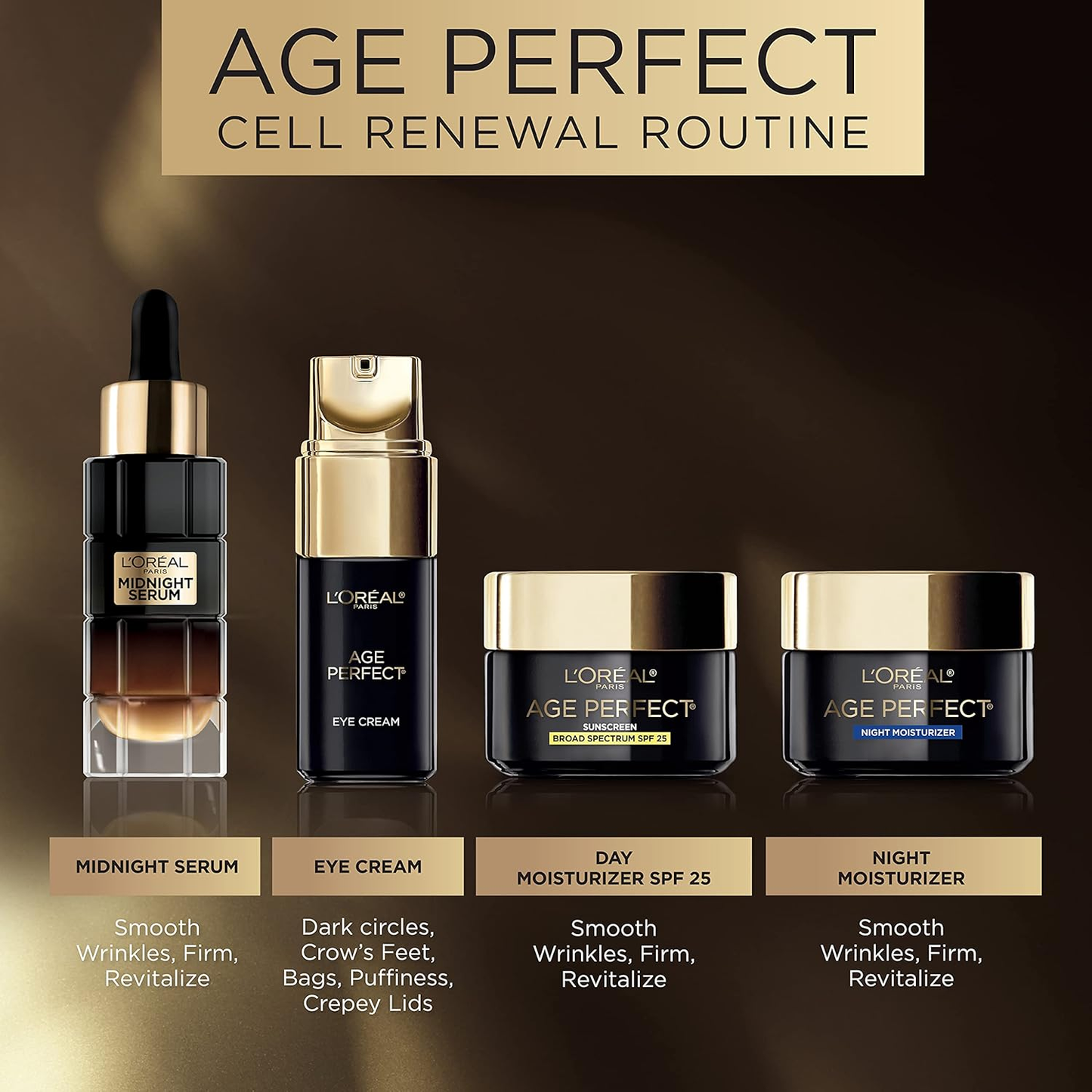 LOREAL - AGE PERFECT CELL RENEWAL ANTI AGING MOISTURIZER SPF25 SUNSCREEN