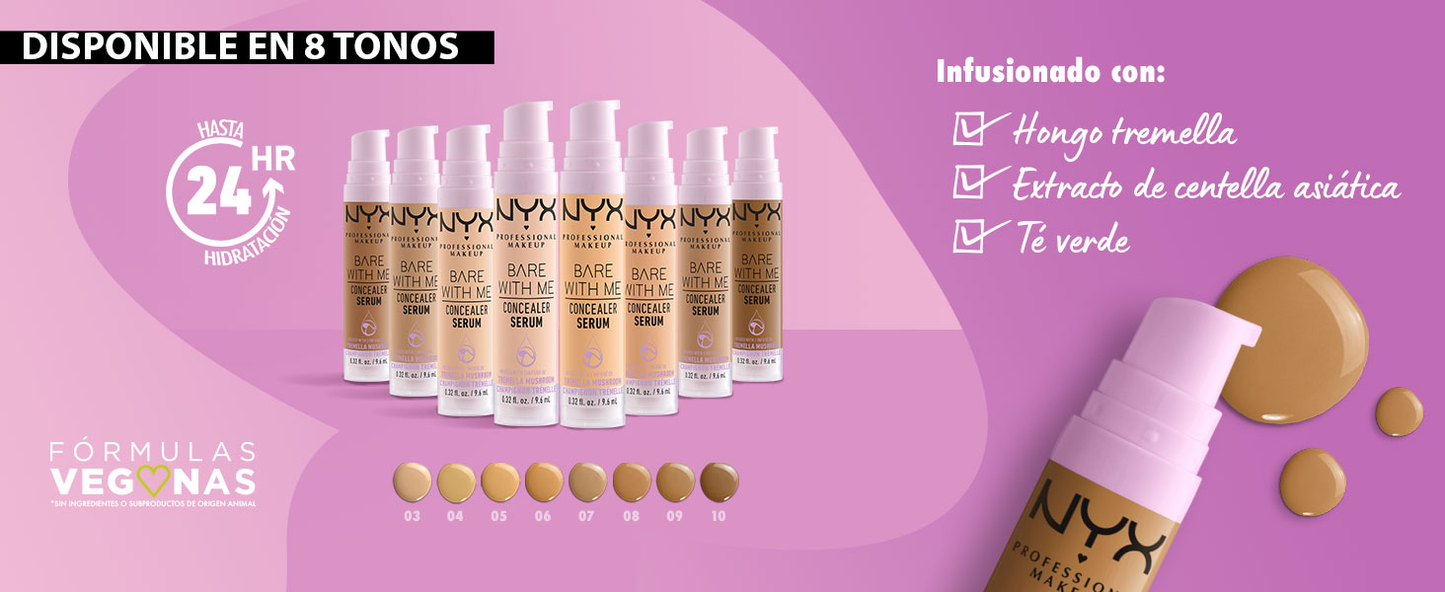 NYX - BARE WITH ME CONCEALER SERUM