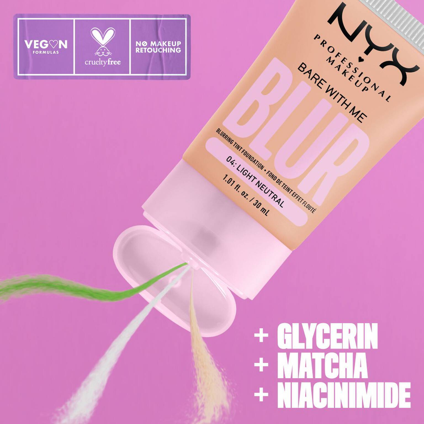 NYX - BARE WITH ME BLUR SKIN TINT FOUNDATION