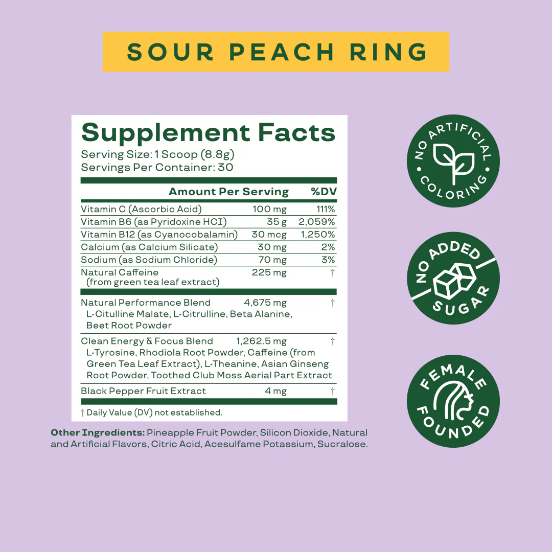 BLOOM - HIGH ENERGY PRE-WORKOUT 25 SERVINGS