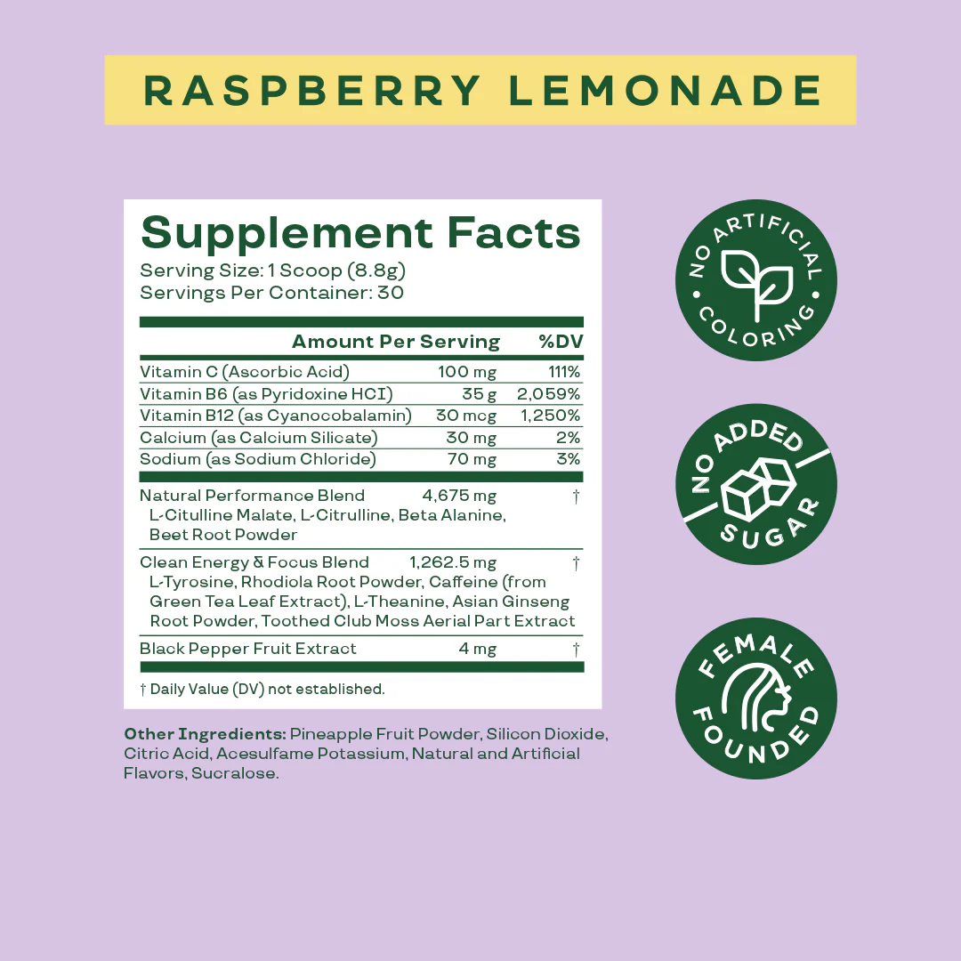 BLOOM - HIGH ENERGY PRE-WORKOUT 25 SERVINGS