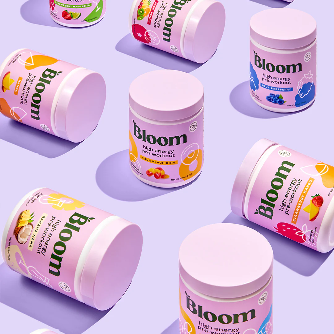BLOOM - HIGH ENERGY PRE-WORKOUT 25 SERVINGS