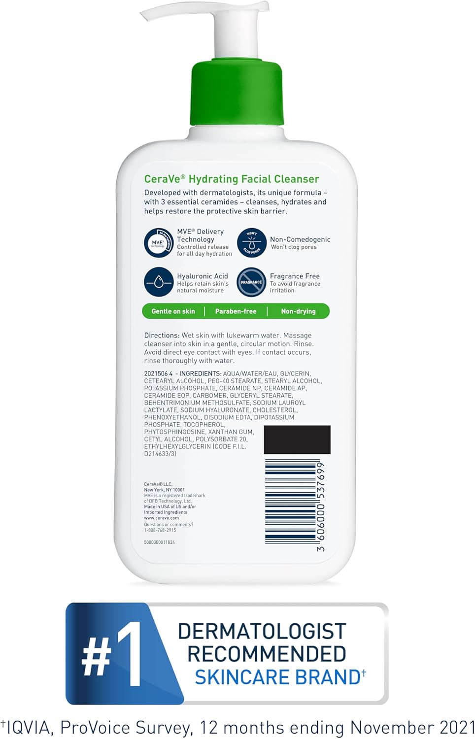 CERAVE - FACIAL CLEANSER 473ML