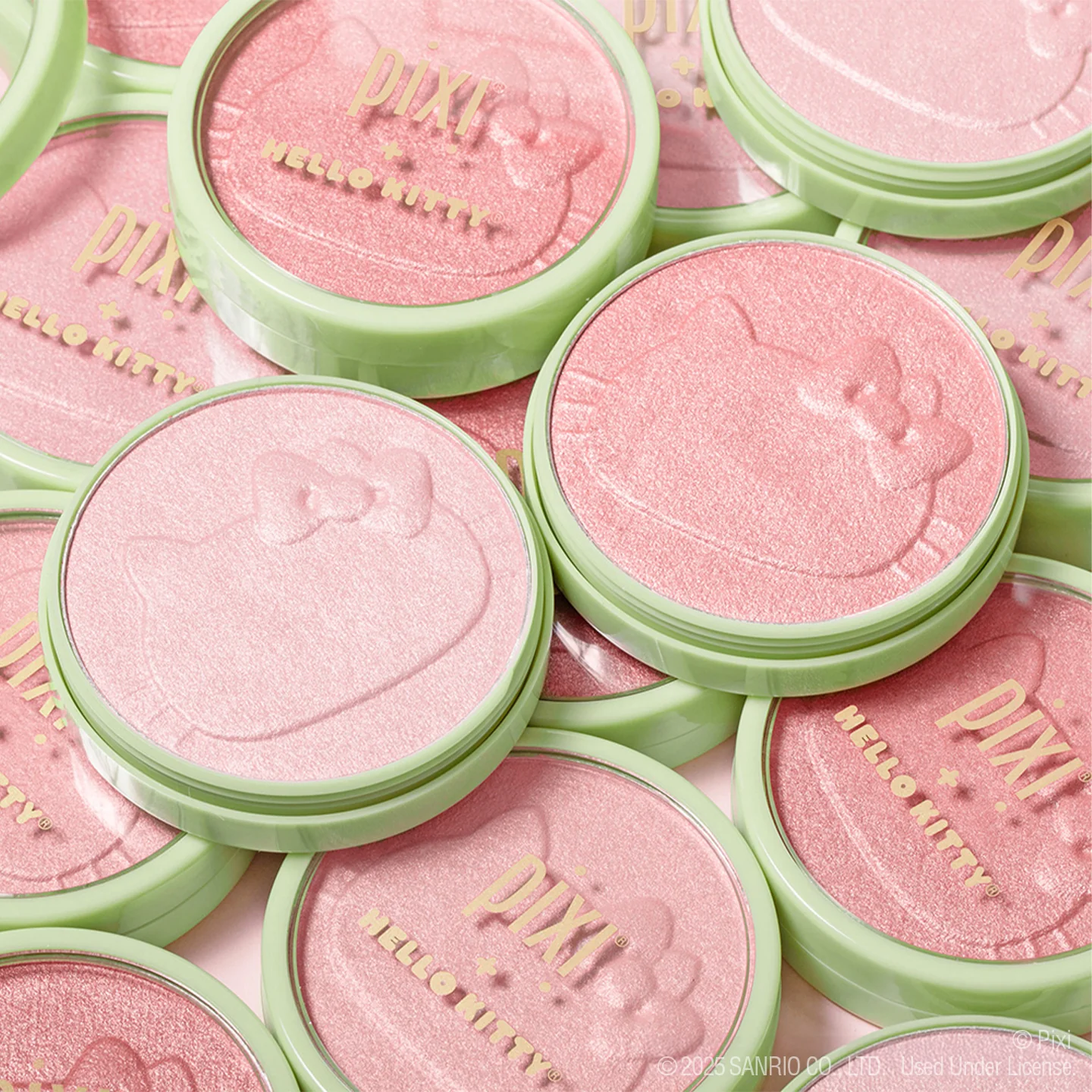 PIXI - PIXI + HELLO KITTY HELLO GLOW-Y BLUSH/HIGHLIGHTER POWDER