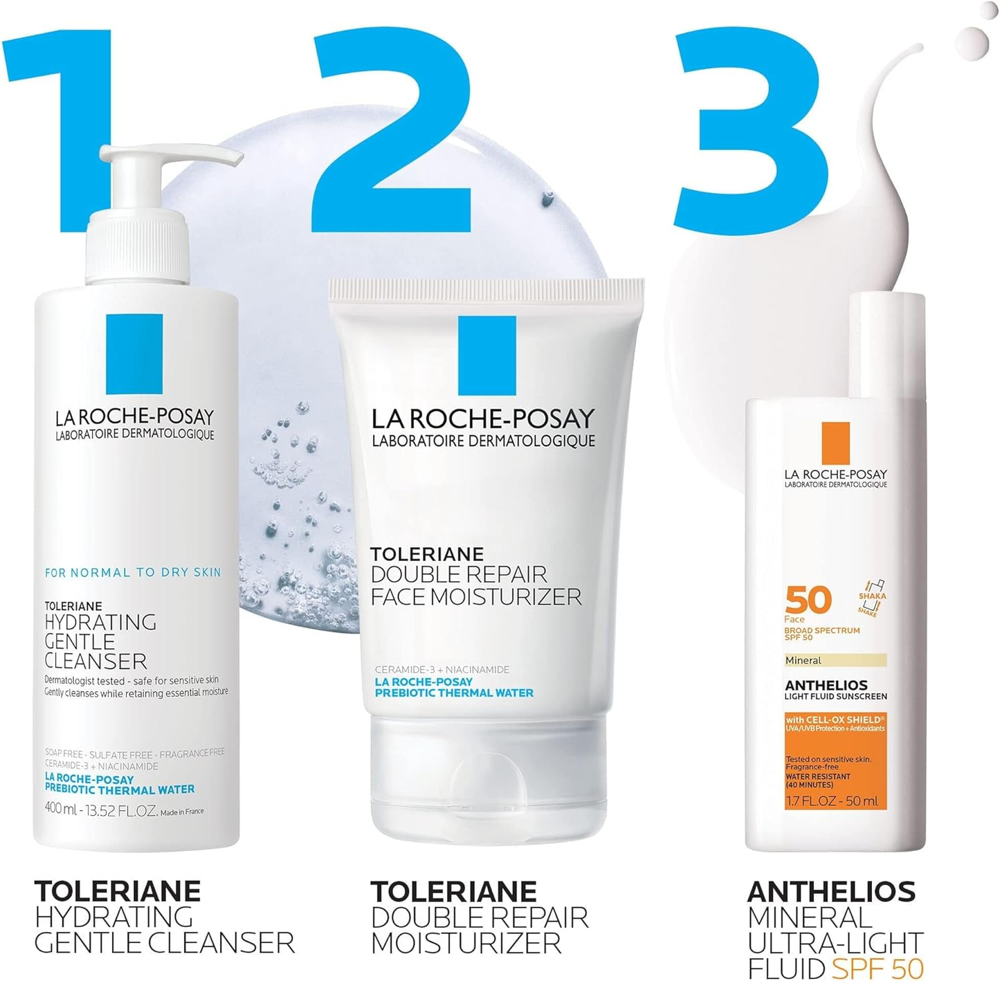 LA ROCHE-POSAY - ANTIHELIOS LIGHT FLUID SUNSCREEN 50 FPS