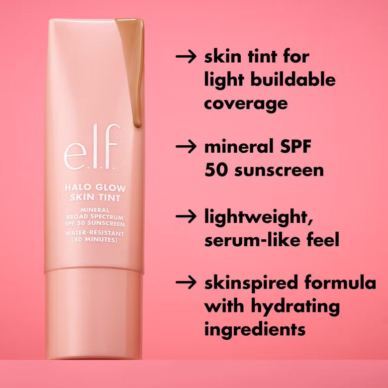 ELF HALO GLOW SKIN TINT MINERAL SPF 50