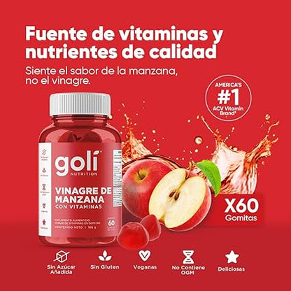 GOLI NUTRTION 60 GUMMIES DIETARY SUPPLEMENT