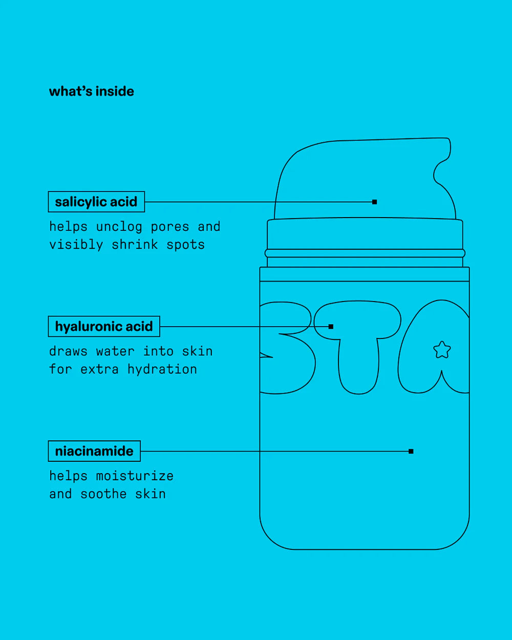 STARFACE - STAR CREAM + SALICYLIC ACID