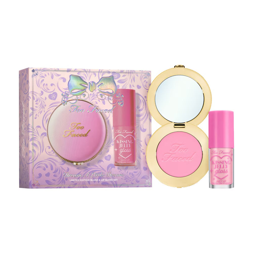 TOO FACED DREAM A LITTLE DREAM LIMITED EDITION BLUSH & LIP GLOSS SET
