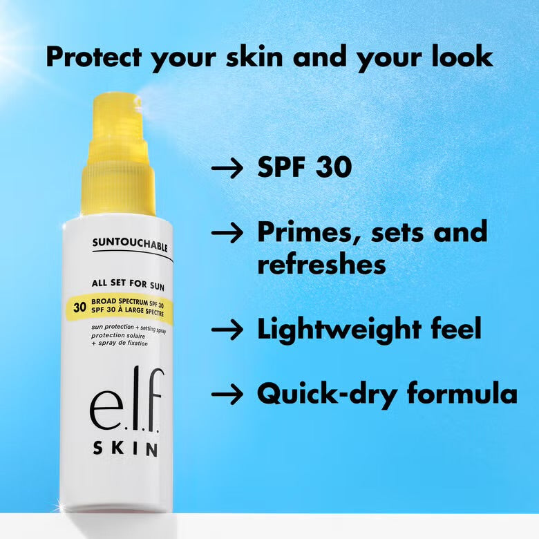 ELF SKIN - SUNTOUCHABLE ALL SET FOR SUN SPF 45 SUNSCREEN SPRAY