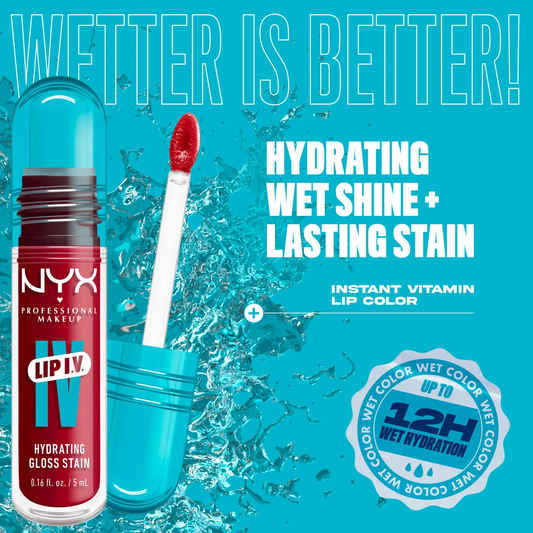NYX - LIP I.V. HYDRATING LIP GLOSS STAIN