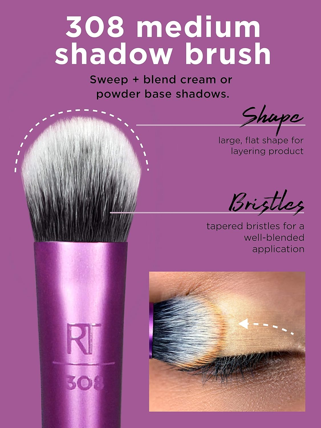 REAL TECHNIQUES - ENHACED EYE SET 5 TOOLS