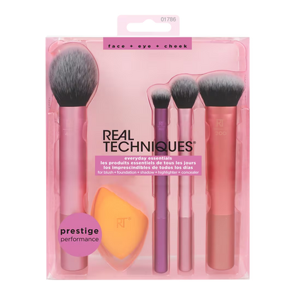 REAL TECHNIQUES - EVERYDAY ESSENTIALS SET (5 TOOLS)