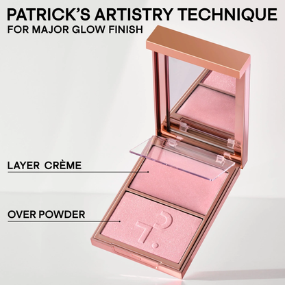 PATRICK TA BEAUTY - MAJOR GLOW CREME & POWDER LIGHT REFLECTING TRANSLUCENT HIGHLIGHTER DUO