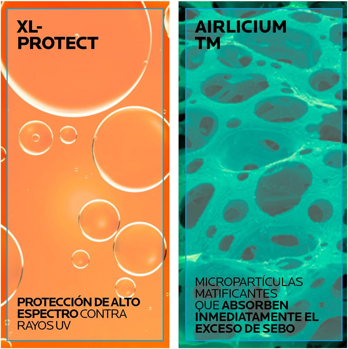 LA ROCHE-POSAY - ANTHELIOS DRY TOUCH FPS 50+  50 ML (GEL-CREME OIL CONTROL)