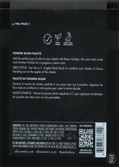 ELF - POWDER BLUSH PALETTE