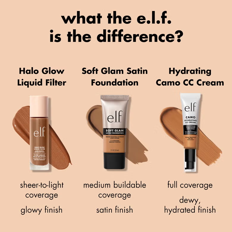 ELF - SOFT GLAM SATIN FOUNDATION