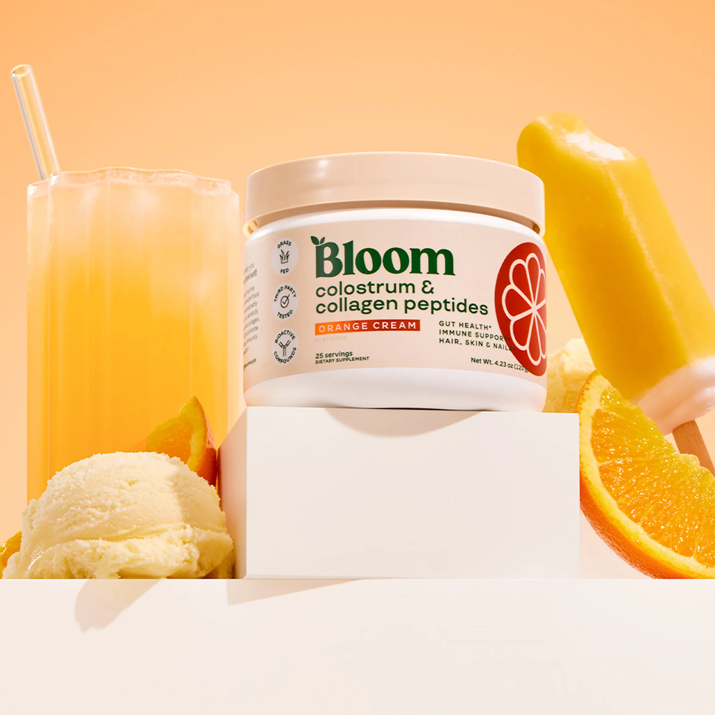 BLOOM - COLOSTRUM & COLLAGEN PEPTIDES 25 SERVINGS
