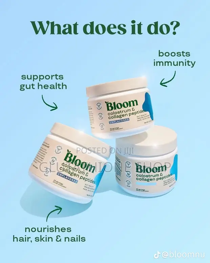 BLOOM - COLOSTRUM & COLLAGEN PEPTIDES 25 SERVINGS