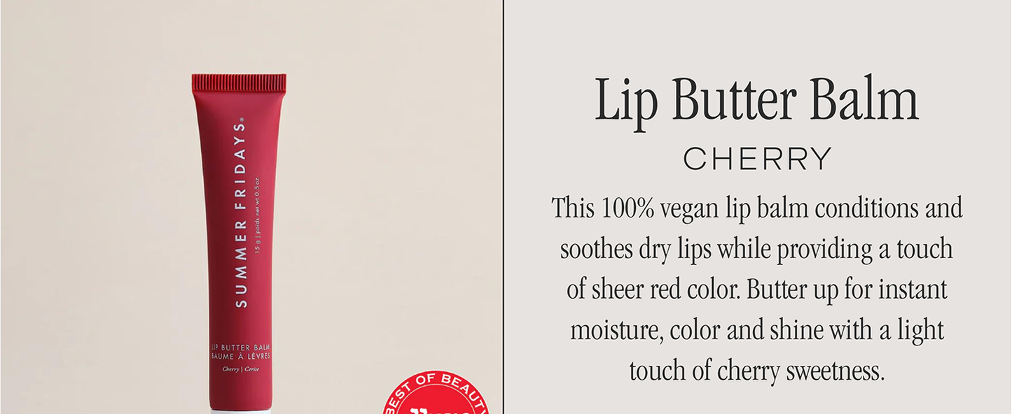 SUMMER FRIDAYS - LIP BUTTER BALM