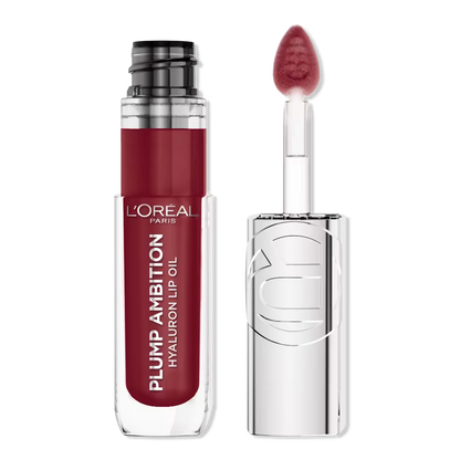 LOREAL - PLUMP AMBITION LIP OIL 24HR CARE WITH HYALURONIC ACID