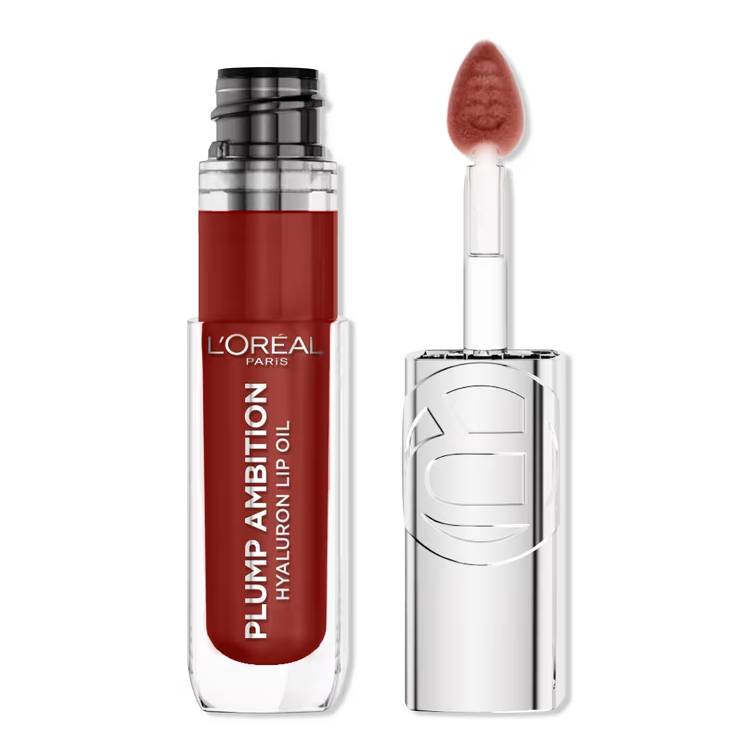 LOREAL - PLUMP AMBITION LIP OIL 24HR CARE WITH HYALURONIC ACID