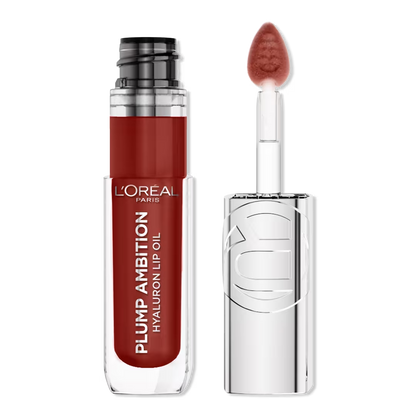 LOREAL - PLUMP AMBITION LIP OIL 24HR CARE WITH HYALURONIC ACID