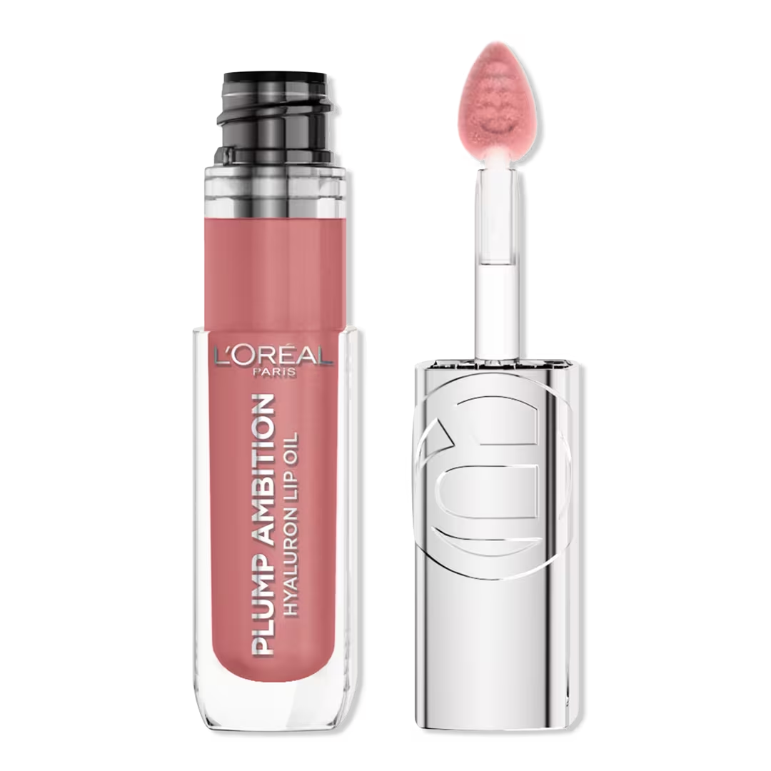 LOREAL - PLUMP AMBITION LIP OIL 24HR CARE WITH HYALURONIC ACID