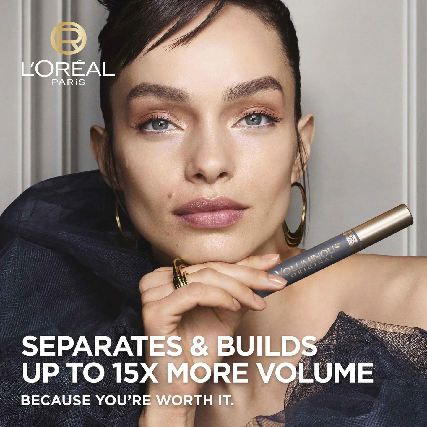 LOREAL - VOLOMINOUS MASCARA CURVED BRUSH
