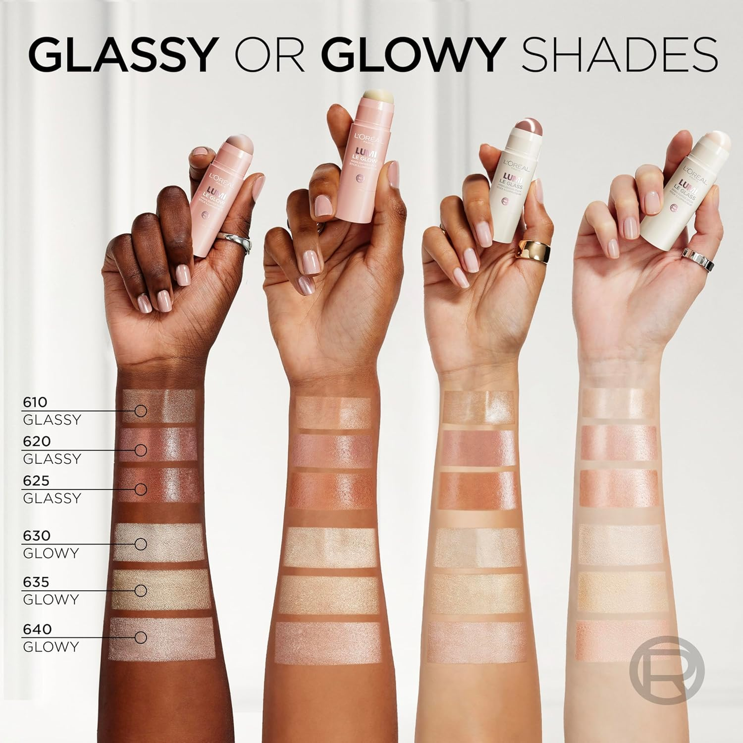 LOREAL - LUMI LE GLASS GLOW HIGHLIGHTER STICK